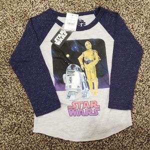 Toddler Star Wars R2D2 and C3PO Tee